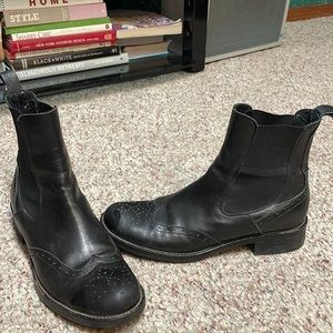 Leather Chelsea boots